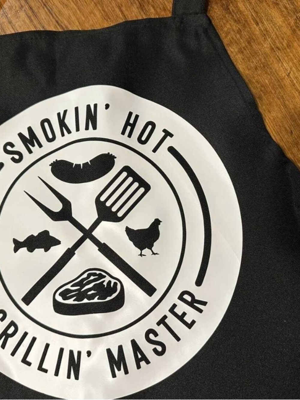 Smokin' Hot Grillin' Master Black Apron